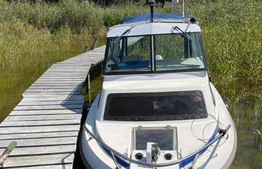 Słońce i Woda - 2 domki nad brzegiem jeziora Śniardwy z własnym pomostem, zejściem do wody i przecudnym widokiem na jezioro - Foto 37