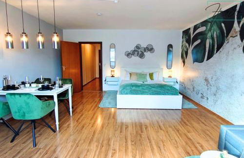 HOMELY STAY Serenity Greens - Stylisch Studio-Apartment with kitchen - 15 min from Central Station-pet friendly - Foto 9