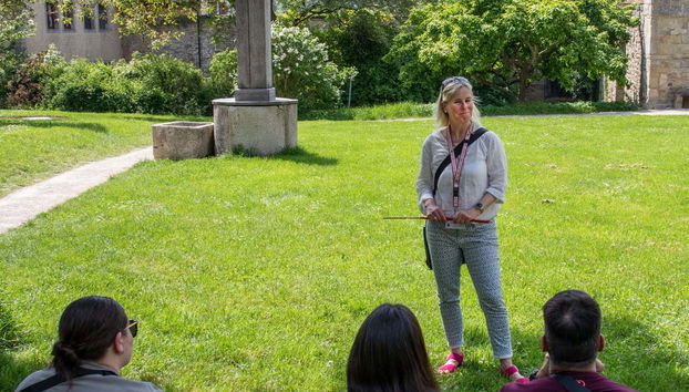 En el jardin del convento