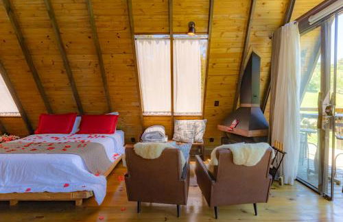 Chale Alcantara Jacuzzi, Lareira e Deck com Vista - Foto 30