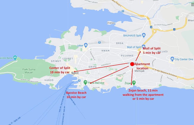 Luxury Spacious apt Near Znjan Beach w sea View - Foto 26