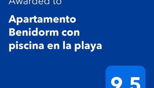 Apartamento Benidorm con piscina en la playa - Foto 2