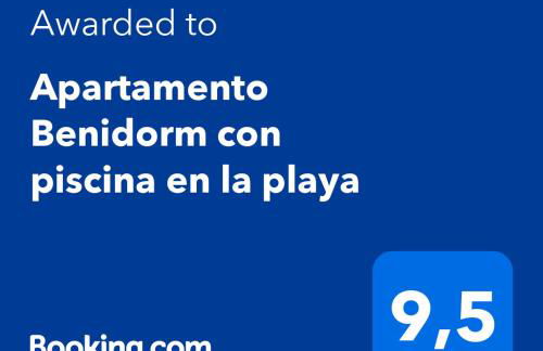 Apartamento Benidorm con piscina en la playa - Foto 2