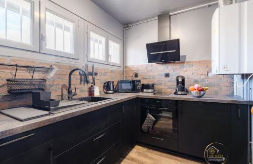 Cozy studio La Fabrique balcony & free parking - Foto 14