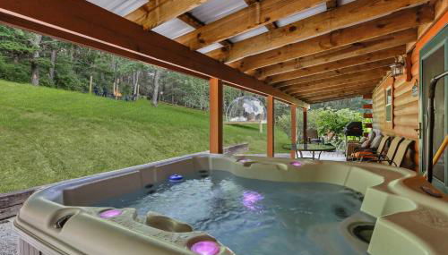 Spring cabin with Dome, Sauna, Hot Tub, Pickleball, Firepit - Photo 4, Garden, Garden view