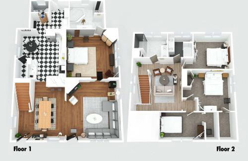 4BR for 10, Near Ark, High-Tech Kitchen, Parking! - Foto 5