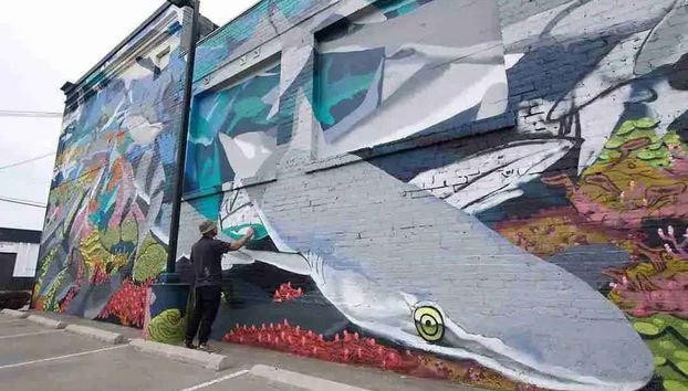 Pass by some of the city's most beloved murals