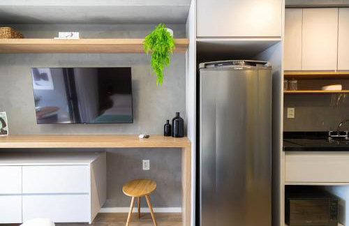 Estúdio Piscina Rooftop, WiFi 1GB, Metrô 600m - Foto 38