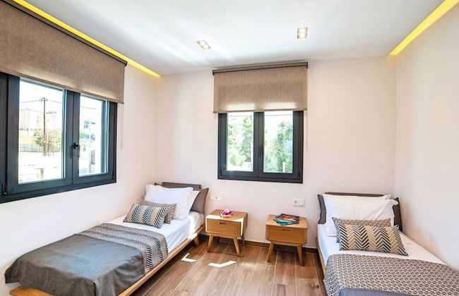 2 New Villas Next Each Other, Pool, Rent Separately or Together at Kournas Lake - Foto 5