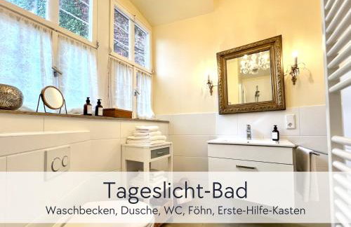 ALTE FÖRSTEREI - Altstadtwohnung mit Stil & Aufzug - in der Hinterburg Schlitz - mit Garten, Parkplatz & E-Ladestation - Hunde willkommen - Fulda, Bad Hersfeld, Alsfeld in 25 km Entfernung - Foto 18