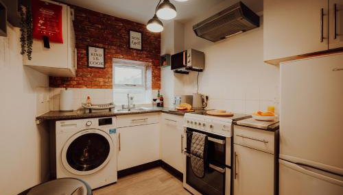 Stylish City Apartment-Sleeps 4-Sofa Bed- Free Parking - Foto 5, stove, toaster