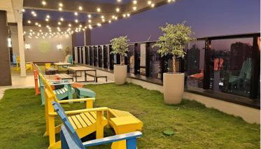 Studio perto Shopping Estação com Piscina interna aquecida, Academia e Terraço Lindo pôr do Sol - Photo 5, Garden view