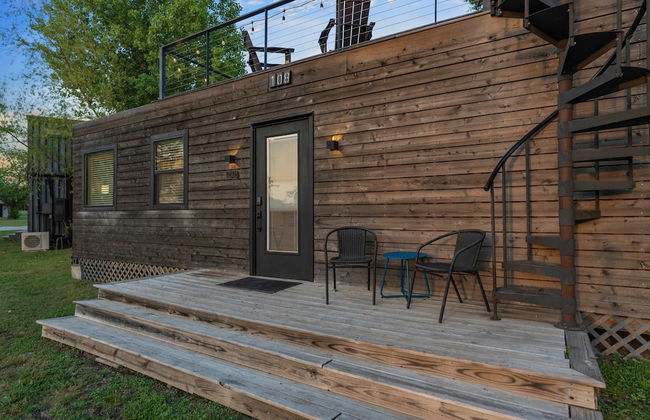 Pecan Grove Container Tiny Home Country Setting 12 min to Baylor Magnolia - Foto 36