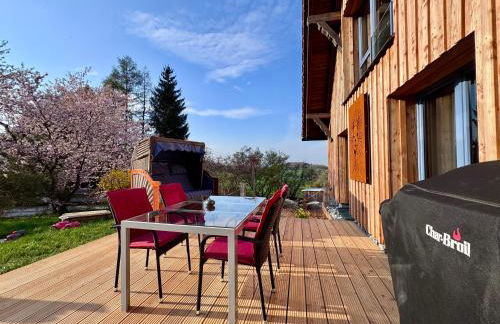 TOP moderne FeWo - Alpakahof zum Himmelreich, traumhafte Lage, Terrasse mit Weitblick, kostenfreier Parkplatz, Nähe Kurklinik, optional Sauna - Foto 29
