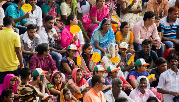 Parte del público de la ceremonia