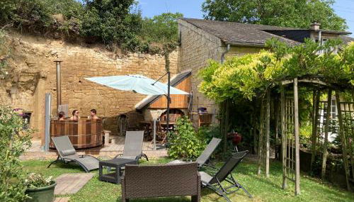 Gite 4* L'Orée des Fleurs - Photo 3, Garden, sunbed, Garden view