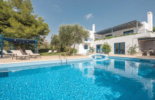 Summer Villa Pasiphae Private Pool - BBQ -Beach 2min - Foto 69