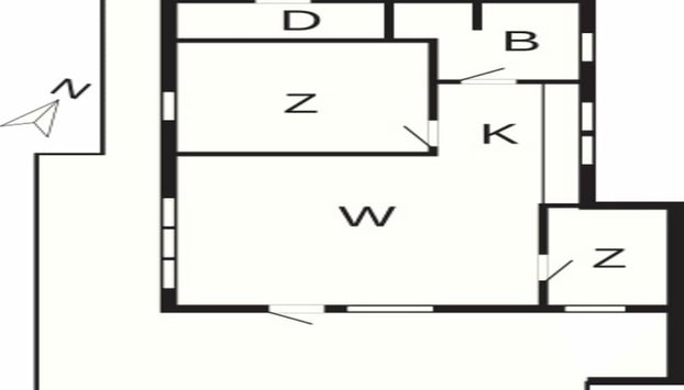 4 Person Holiday Home in Hovborg - Foto 3, Plano
