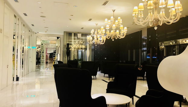 Zona de estar del vestíbulo