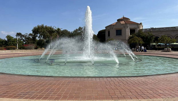 Juego de pistas en San Diego: Aventura en el Parque Balboa - Foto 3, Una de las numerosas fuentes del parque