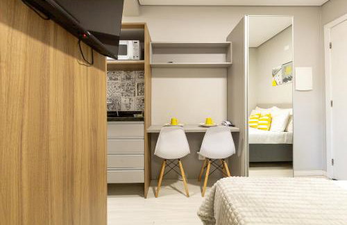 09- Studio lindamente decorado! Ideal para casal!!! - Foto 16