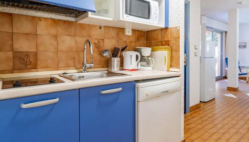 Studio pour 4 avec Wi-Fi illimité, vue mer depuis la terrasse - FR-1-827-40 - Foto 3