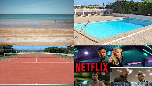 Beau studio accès plage, piscine, jardin, tennis, vélos, Netflix - Foto 1