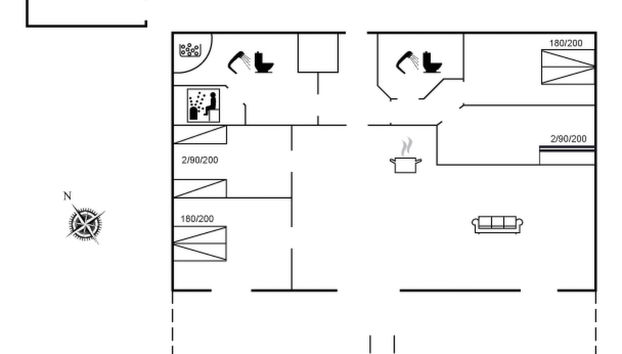 "Josina" - 675m from the sea - Photo 2, Floorplan