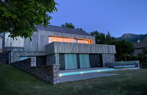 Élégant chalet contemporain - sauna - piscine -10p - Foto 29