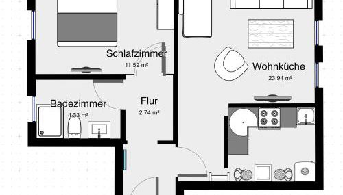 Nordlicht - moderne Fewo im Souterrain - Foto 3