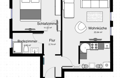 Nordlicht - moderne Fewo im Souterrain - Foto 3