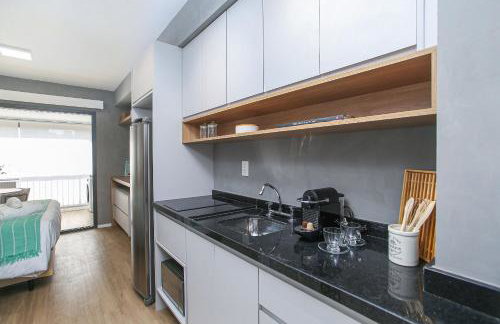 Estúdio Piscina Rooftop, WiFi 1GB, Metrô 600m - Foto 44