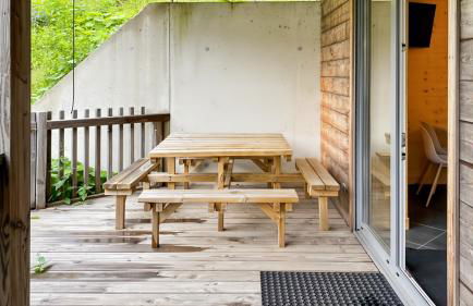 Chalet les Estives au pied des pistes, le lioran, terrasse, 2 chambres, 4 lits - Photo 8