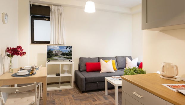 Cozy Studio Near City Center - Photo 3, Living area