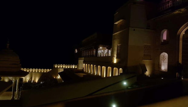 Monumentos de Jaipur iluminados