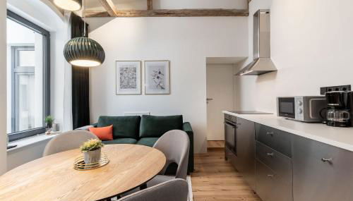 Brick & Beam Loft Duplex -30sqm- near Antonplatz - Foto 4, stove