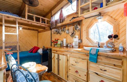 Hillbilly Chic Tiny House Near Nashville with WiFi, Kitchenette, Fire Pit & Trails - Foto 16