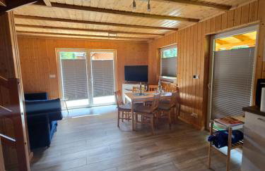 Nowy domek drewniany Tu Mi Dobrze w Lubkowie z plażą - Foto 14