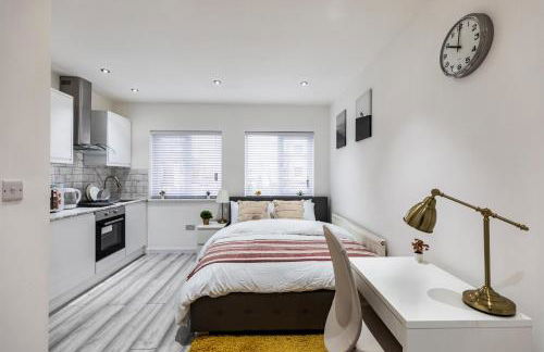 Deluxe studio Apartments - City Airport & Excel Ideal for Long stay - Foto 29