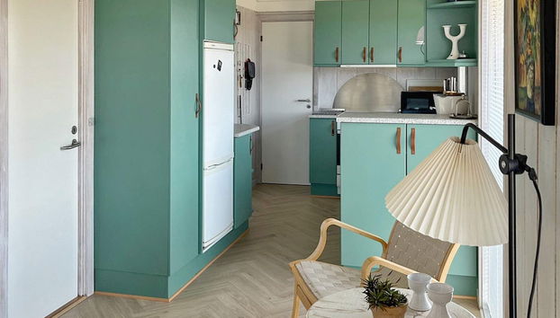 6 Person Holiday Home in Glesborg - Foto 5, Cocina privada