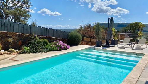 VILLA CARAMONTINU SERENA à Pinarello, proche plage, vue mer, piscine chauffée - Foto 2