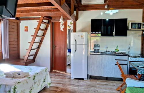 Chalés Praia do Rosa piscina compartilhada - Foto 32