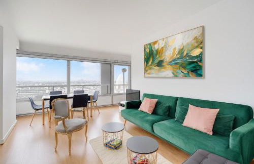 Eiffel Tower Grand Appartement 3 Chambres Panoramique Paris Vue with Parking - Foto 1