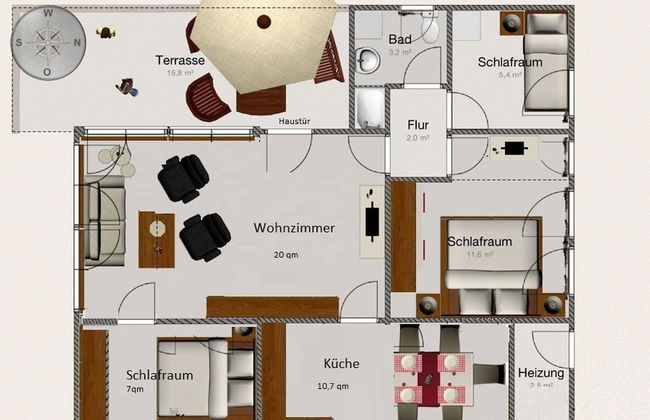 Ruhiger Bungalow am Hennesee mit Terrasse - Photo 13