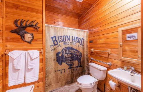 Cabin #1 Buffalo Herd -Pet Friendly - Sleeps 6 - Playground & Game Room - Foto 14