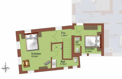 Ferienhaus Oberstaader Fewo Maisonette - Foto 12