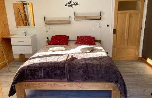 l'Echo des Glieres vue montagne centre village sauna & grill - Foto 10