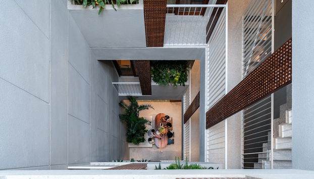 Zona de estar del vestíbulo