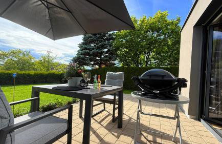 Panorama-Übernachtungen - 4 Sterne DTV - eigene Terrasse mit Garten - Infrarot-Sauna mit Dampfbad - Photo 22