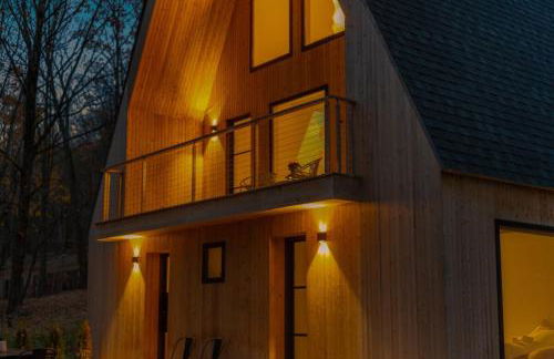 Modern A-Frame Catskills Hot Tub & Fireplace - Foto 59